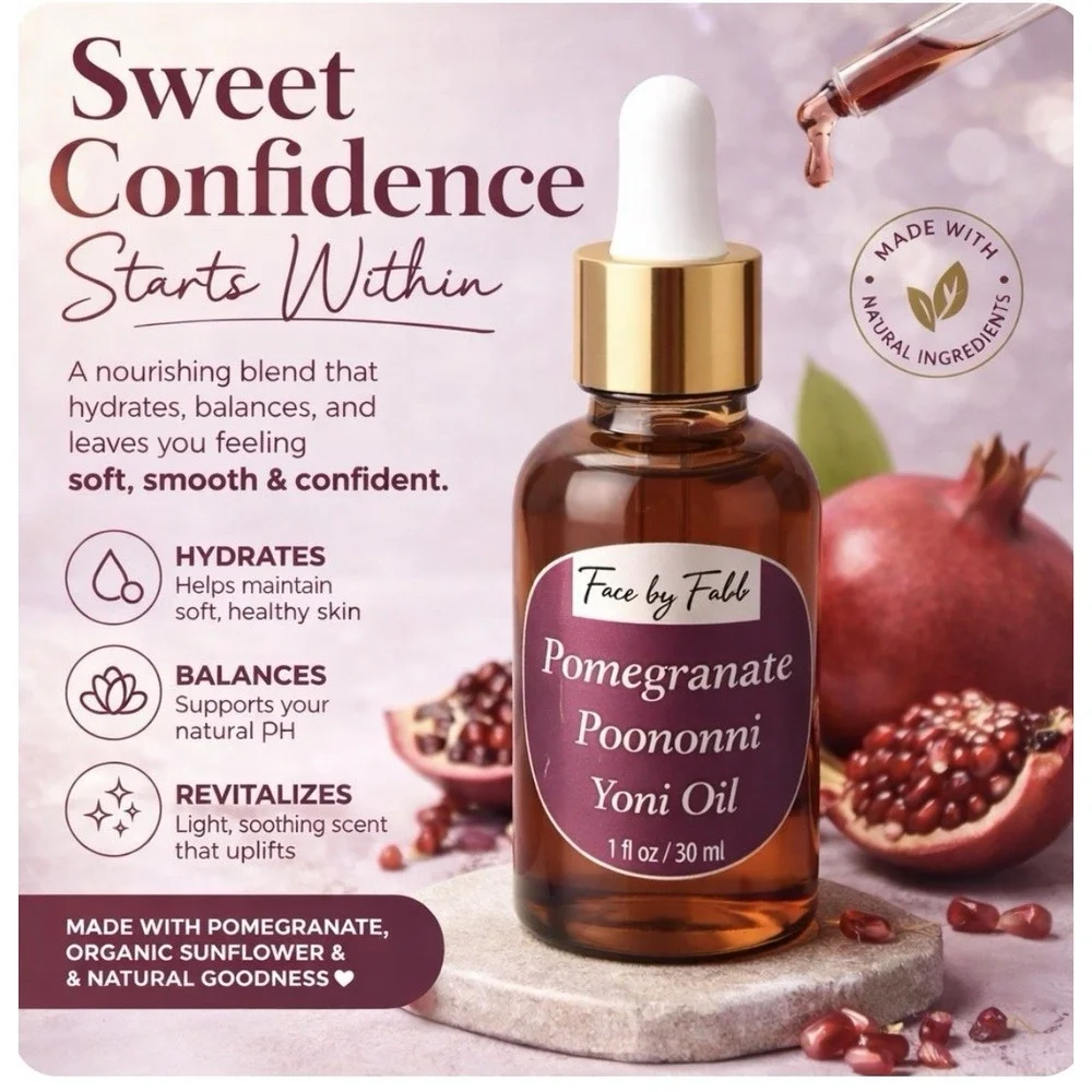 By Fabb Pomegranate Poononni Yoni Oil